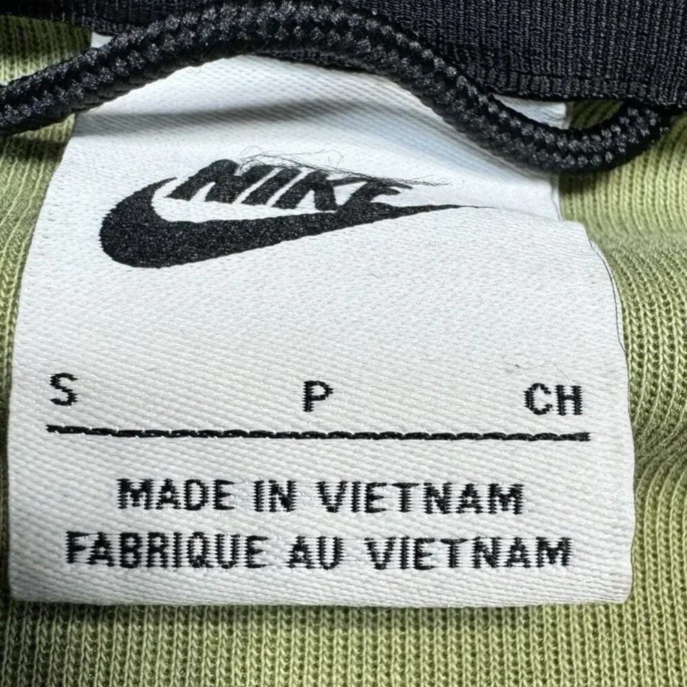 Nike Tech Fleece Windrunner Hoodie Alligator Green Olive Jacket Womens Sz Sm